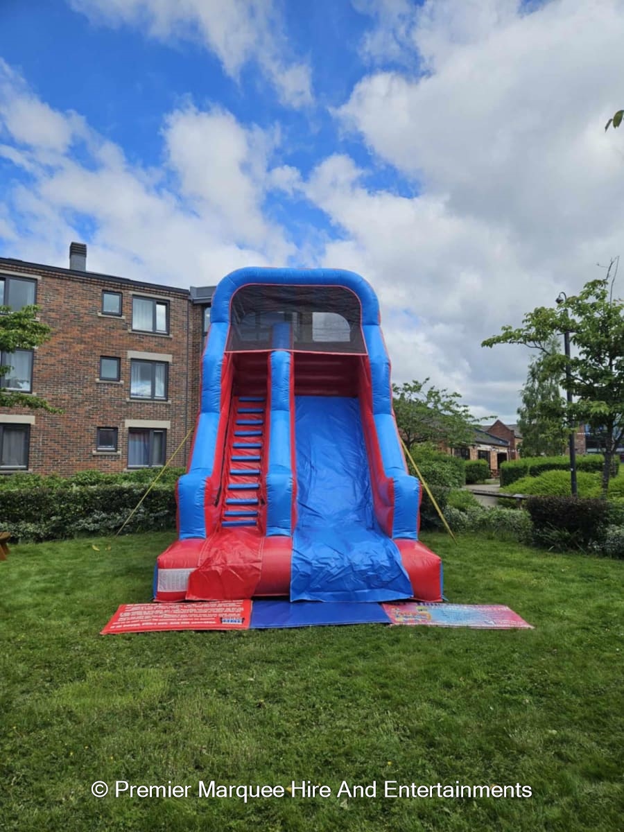 Red & Blue Mega Slide - Hire in Durham, Newcastle, Middlesbrough ...